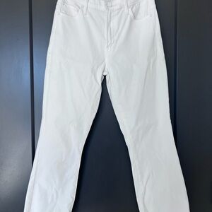 Mother Insider Crop Step Fray